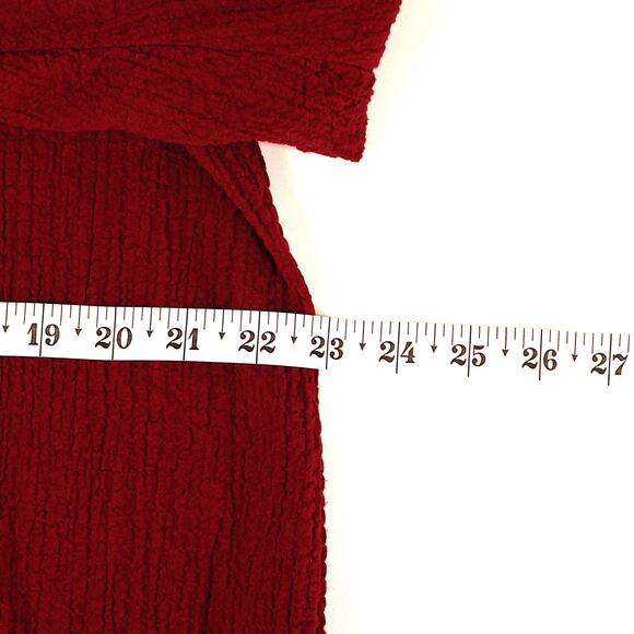 Cathy Daniels 3/4 sleeve Embellished Crinkle Gauze Top SZ L FREE SHIPPING - Picture 6 of 7